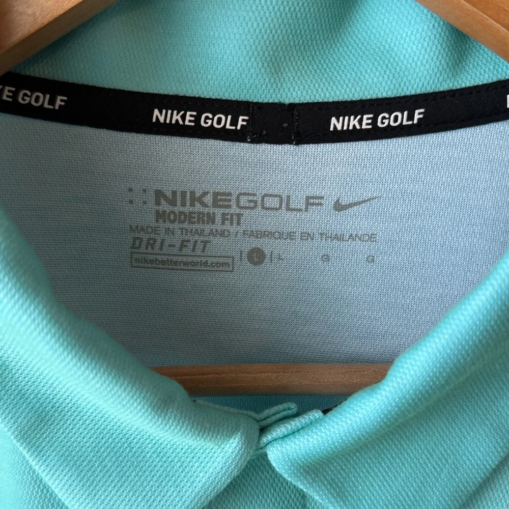 Nike Golf Dri-fit‎ Performance Teal Polo